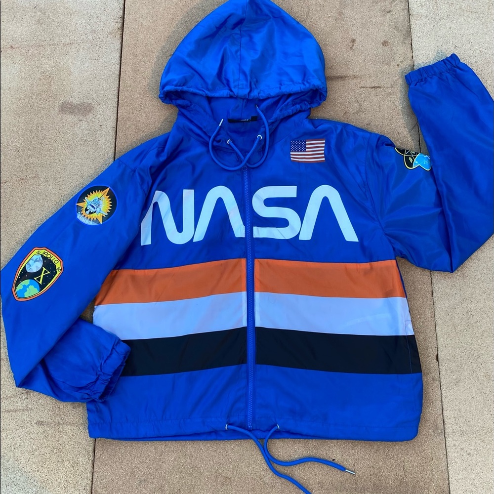 NWOT CHEMISTRY NASA Hooded Windbreaker - Kids XL